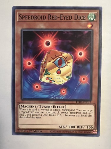 Speedroid red eyed dice - speedroid,