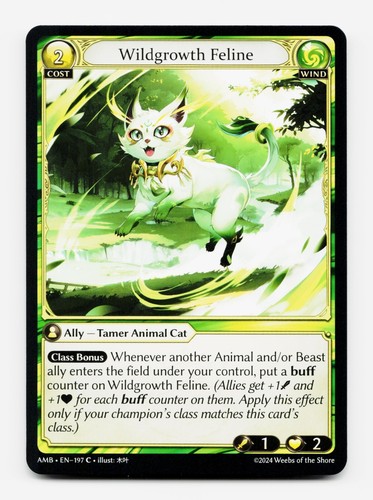Wildgrowth feline mortal - wildgrowth, [mortal