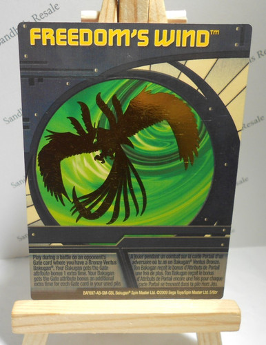 Bakugan card freedom s wind - -,