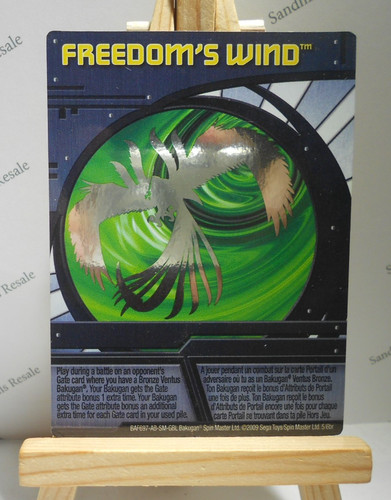 Bakugan card freedom s wind - -,
