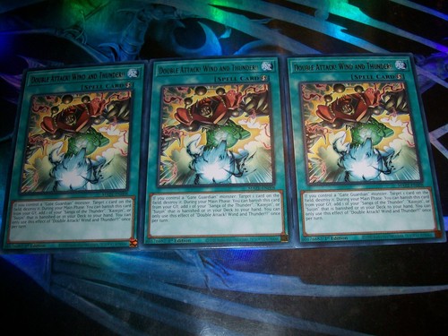 Double attack wind and - 3x, attack!