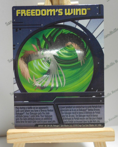 Bakugan card freedom s wind - card, freedom's