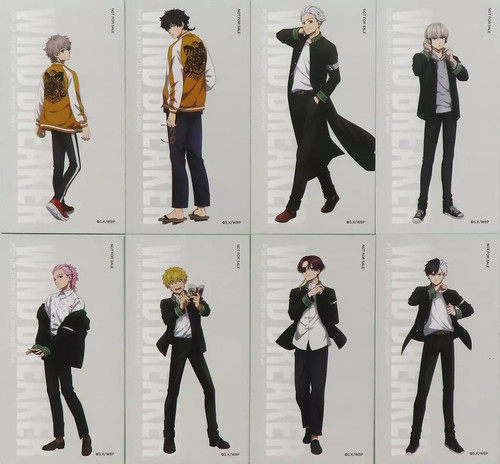 Character card set - card, (all